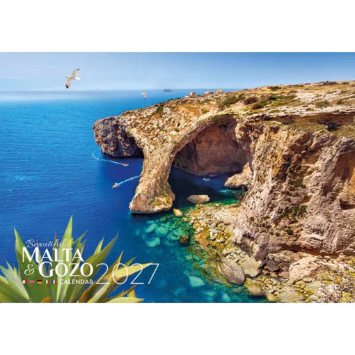 Picture of MALTA & GOZO A4 2027 CALENDAR BLUE GROTTO